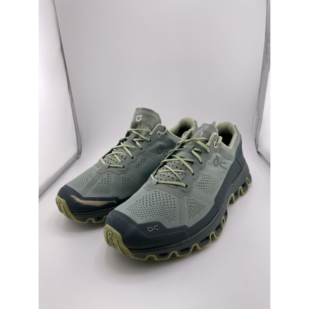 On Running Cloudultra Shoes Womens Size 8 Green Trail Running Swiss Sneakers